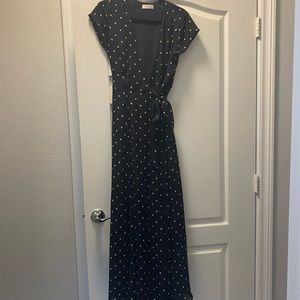 Babaton wrap dress. Never worn. New with tags.